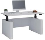 VCM Schreibtisch Arbeitszimmer Salia B. 138 x T. 80 x H. 73-122 cm, Stufenlos