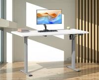 VCM Schreibtisch Arbeitszimmer E-Lona B. 140 x T. 80 x H. 71-120 cm, Elektrisch