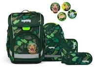 ergobag Schulranzen ergobag cubo light Schulranzen-Set DinosauriB&auml;r