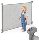 Moby-System Sicherheitsb&uuml;gel Moby-System Treppenschutzgitter 140 cm Auto Lock Grau