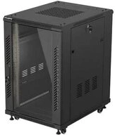 Lanberg Halterungszubeh&ouml;r LANBERG 19" 18U 600x800 freistehend Glast&uuml;r...
