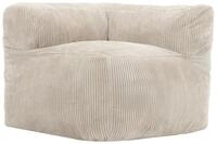 icon Sitzsack Modulares Ecksessel aus Cord Flauschig &bdquo;Zen&ldquo;, Schaumstoff...