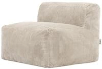 icon Sitzsack Modulares Sessel aus Cord Flauschig &bdquo;Zen&ldquo;, Schaumstoff...