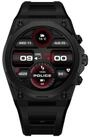 Police Herren-My.Avatar 2.0 Schwarz/Rot Fitnessuhr (3.6 cm/1.4 Zoll, Propriet&auml;r),