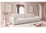 KAWOLA 3-Sitzer MARLIN Sofa, 3-Sitzer Sofa Stoff cremewei&szlig; wei&szlig;