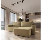 Masseno Ecksofa BELISE mit Schlaffunktion L-Form, Sofa mit Bettkasten