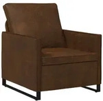 vidaXL Sofa 70 x 81 x 82 cm Sessel Braun 70x81x82 cm Kunstwildleder, 1 Teile...
