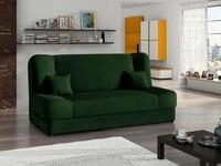 MIRJAN24 Schlafsofa Jonas, mit Bettkasten und Schlaffunktion, zwei Kissen,