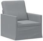vidaXL Sessel 70 x 81 x 82 cm Sessel Hellgrau 70x81x82 cm Stoff
