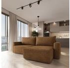 Masseno Ecksofa BELISE mit Schlaffunktion L-Form, Sofa mit Bettkasten