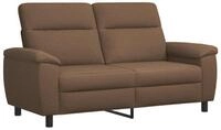 vidaXL Sofa 178 x 90 x 95 cm Sofa Braun 178x90x95 cm Stoff, 1 Teile