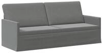 vidaXL Sofa 190 x 81 x 82 cm 3-Sitzer Sofa Dunkelgrau 190x81x82 cm Samt V, 1...