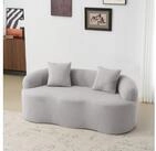MODFU Sofa Ecksofa K&uuml;chensofa Loungesofa, mit Armlehnen & 2 Kissen, ergonomisch