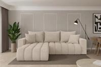 ALTDECOR Ecksofa MILA-L-v1, Couch mit Schlaffunktion, Wohnzimmer - Ecksofa,...