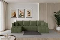 ALTDECOR Wohnlandschaft GARD-U, Couch mit Schlaffunktion, Wohnzimmer -