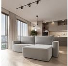Masseno Ecksofa BELISE mit Schlaffunktion L-Form, Sofa mit Bettkasten