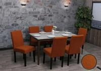 MCW Esszimmerstuhl Littau-C-6 (Set, 6 St), Stuhlbeine aus Massivholz, Rutschfest