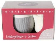 BOLTZE GRUPPE Becher Jumbo-Tasse mit Weihnachtsmotiv HOHO, 600 ml, Keramik,