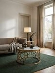 KADIMA DESIGN Couchtisch Couchtisch Echter Marmor Wei&szlig; 60x60x36 cm Sofatisch...