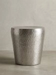 KADIMA DESIGN Beistelltisch Beistelltisch 41x41x41cm Aluminium Silber Dekotisch