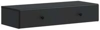vidaXL Schranksystem Wandmontierter Beistelltisch Schwarz 87,5 x 34,5 x 17 cm...