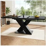 MODFU Esstisch Teleskoptisch,Moderne Esstisch,Ausziehbar,Esszimmer-Set (mit...