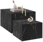 tectake Couchtisch Satztische Lacey, quadratisch, kein Aufbau, MDF...
