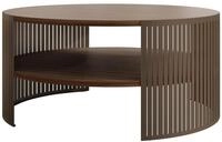 MIRJAN24 Couchtisch Fikoli Braun, Gestell aus Stahl, 75x75x40 cm