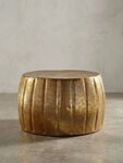 KADIMA DESIGN Couchtisch Couchtisch 60x36x60 cm Aluminium Gold Beistelltisch