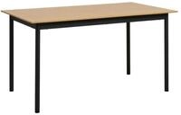 Selsey Esstisch Mogest, Esstisch 140x85 cm, Metallbeine, Eichenoptik