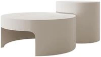 MIRJAN24 Couchtisch Vellaro (2er-Set), Gestell aus Stahl