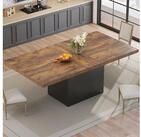 LuxusKollektion Esstisch Esstisch Holztisch 180 x 80 x 76 cm Vintagebraun...