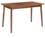 en.casa Esstisch, &raquo;Klijori&laquo; 140x70x74 cm rechteckig Holz Walnussoptik braun
