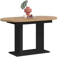 xonox.home Esstisch Gustav, in schwarz/ Artisan Eiche Nachbildung B/H/T:...