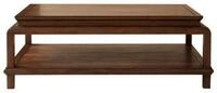 Tikamoon Couchtisch Rechteckiger Couchtisch aus Akazienholz 115 Achille