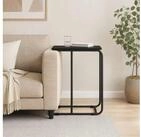 vidaXL Beistelltisch vidaXL Beistelltisch Schwarz Eichen-Optik 40 x 31 x 55 cm