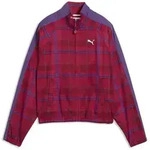 PUMA Trainingsjacke T7 Relaxed Tartan-Jacke Damen rot S (36)