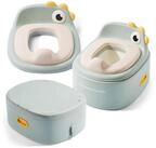 Moby-System T&ouml;pfchen Moby-System 3-in-1 Kinder T&ouml;pfchen Toilettensitz & Tritthocker