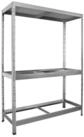 Office Marshal Schwerlastregal Regal aus Stahlblech, 180 x 130 x 50 cm, 3 Ebenen,
