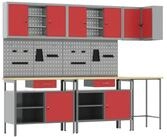 vidaXL Mehrzweckschrank-Set vidaXL Arbeitsschrankset mit Schubladen mit Regal 10 Stk.