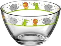 LEONARDO Kinderschale BAMBINI, Glas, (Set, 6-tlg), L&ouml;we/Elefant/Krokodil, &Oslash;...