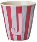 rice Becher Rice Melamin Becher Medium Buchstaben M&auml;dchen, 1-tlg., Melamin