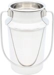 Kr&uuml;ger Milchkanne aus Edelstahl rostfrei, 1 Liter, 1 l, (1-St), Kanne im...