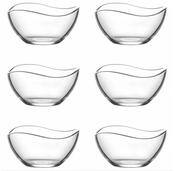 LAV Dessertschale LAV Glasschalen Set 6tlg Dessertschale Cerezlik 310ml, (6-tlg)