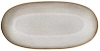 Bloomingville Servierplatte Sandrine Serving Plate, Grey, Stoneware