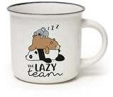 Legami Cappuccinotasse Legami Porzellantasse Trinkbecher Cu-Puccino Lazy Team