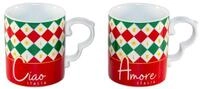 BIALETTI Tasse Bialetti Set 2 Mug Tricolore