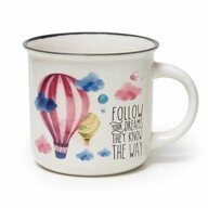 Legami Cappuccinotasse Cup-Puccino Air Balloon, New Bone China