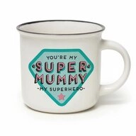 Legami Cappuccinotasse Cup-Puccino Super Mummy, New Bone China