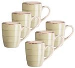 M&Auml;SER Becher LUMACA, 6-tlg., Steinzeug